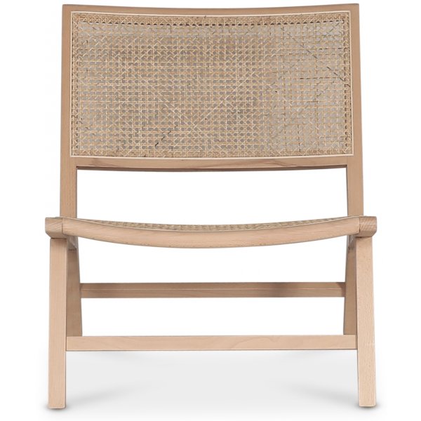 Porto Svea loungefåtölj - Natur/rotting Porto Svea loungefåtölj - Natur/rotting