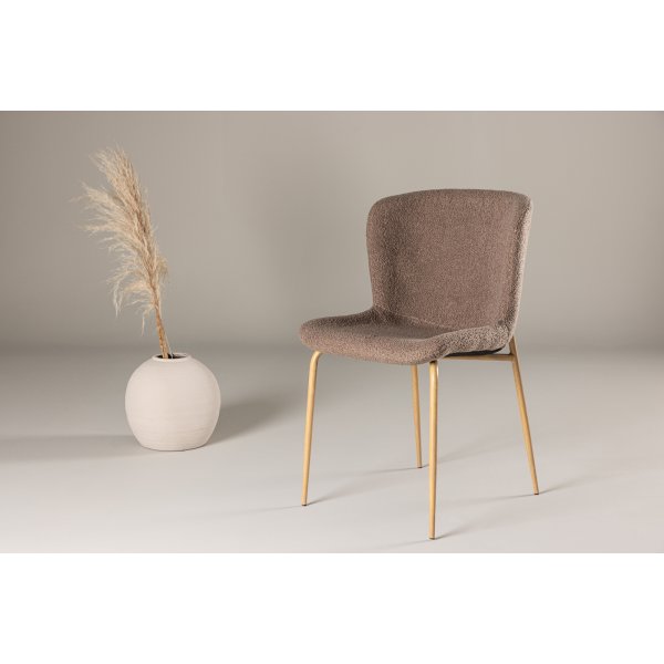 Modesto matstol - Brun boucle Modesto matstol - Brun boucle