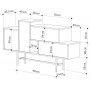 Hermes dressoir - Wit marmer