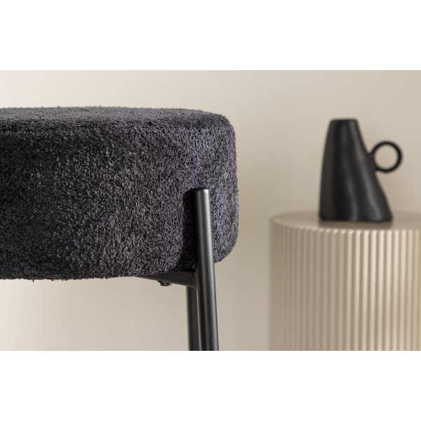 Tabouret de bar Tucson - Boucle noire Tabouret de bar Tucson - Boucle noire