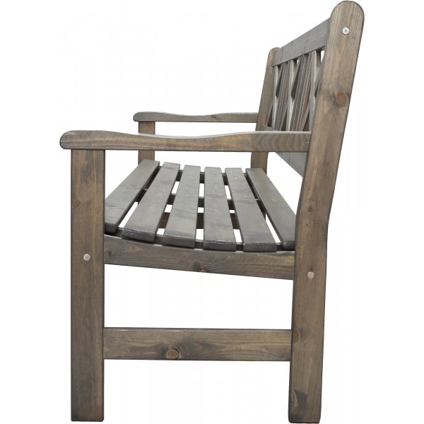 Bollns tuinbank 3-zits - Grijs + Vlekverwijderaar voor meubels