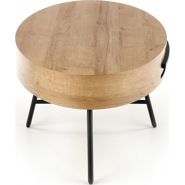 Table basse Carolina 120 x 60 cm - Chêne/noir Table basse Carolina 120 x 60 cm - Chêne/noir