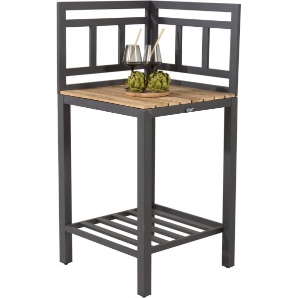 Mexico utekök 60 x 127 x 60 cm - Svart/Natur Mexico utekök 60 x 127 x 60 cm - Svart/Natur