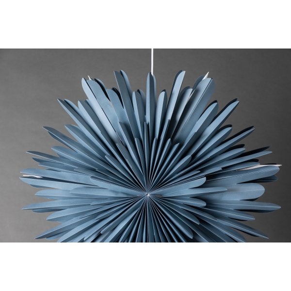 Slen adventsstjrna 80 cm - Gr/bl