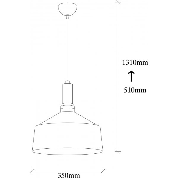 Berkeley taklampa 204-S - Svart Berkeley taklampa 204-S - Svart