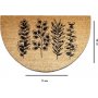 Diza drrmatta Beige/svart - 40 x 75 cm