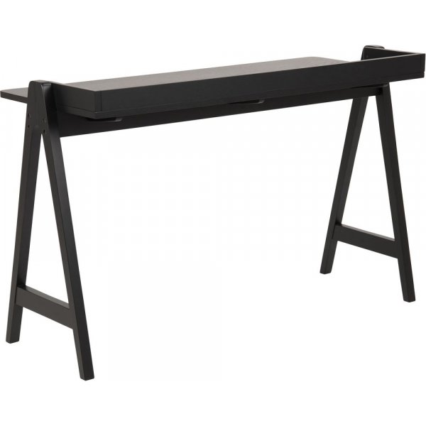 Miso skrivbord 126,6x51,6 cm - Svart