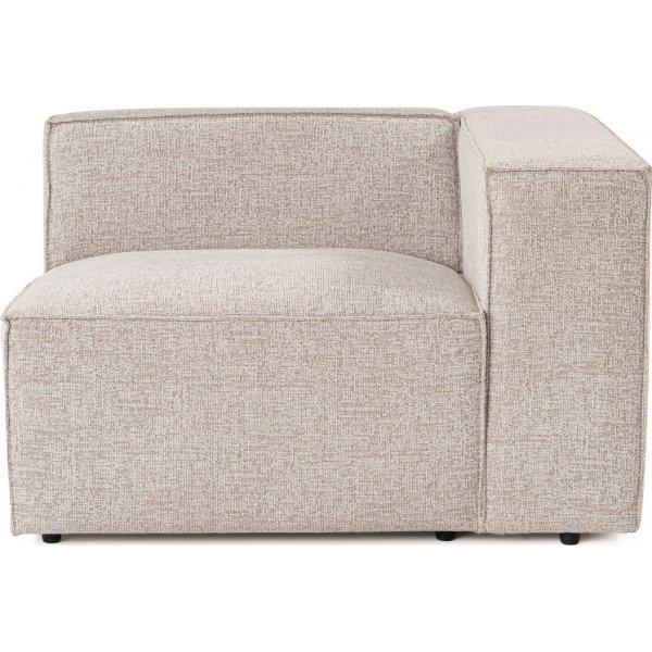 Lora hoekmodule rechts - Mocca