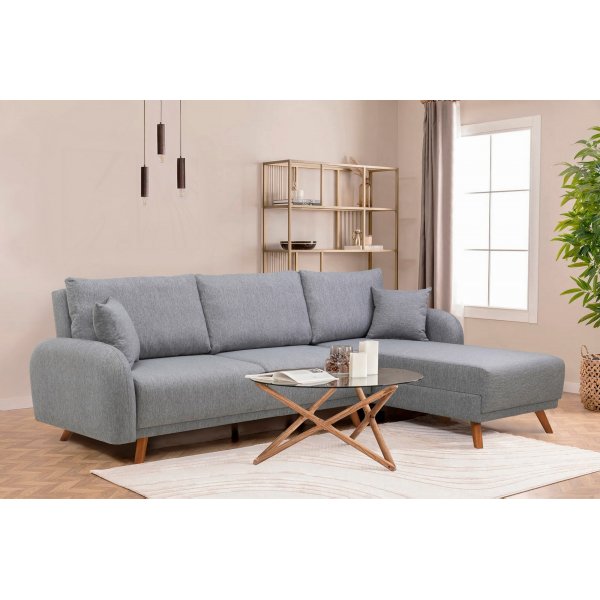 Kronos 2 slaapbank Grijs