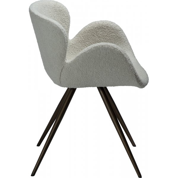 Fauteuil Gaia - Tourterelle/laiton antique Fauteuil Gaia - Tourterelle/laiton antique