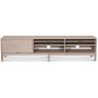 Borgholm mediabnk 188 cm XL - Whitewash