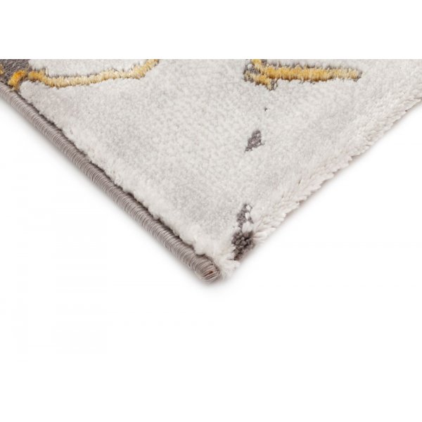 Machinaal geweven vloerkleed - Craft Concrete Gold