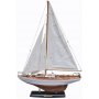 Old Sailor Modellbt Concordia segelbt - vit