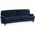 Kvarsebo Howard 3-sits svngd soffa - Royal bl (Sammet)