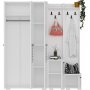 Asimo kleerhanger 160 x 45 x 183 cm - Wit
