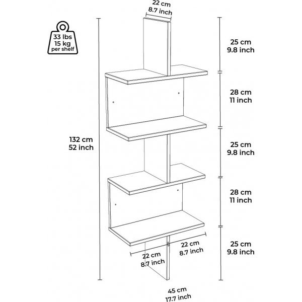 Otto v�gghylla - Vit