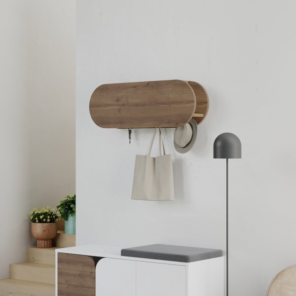 Cintre chromé - Marron Cintre chromé - Marron