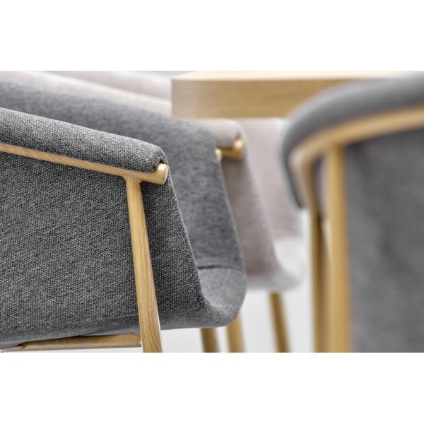 Table  manger Nastro 100-250 cm - Chne/blanc