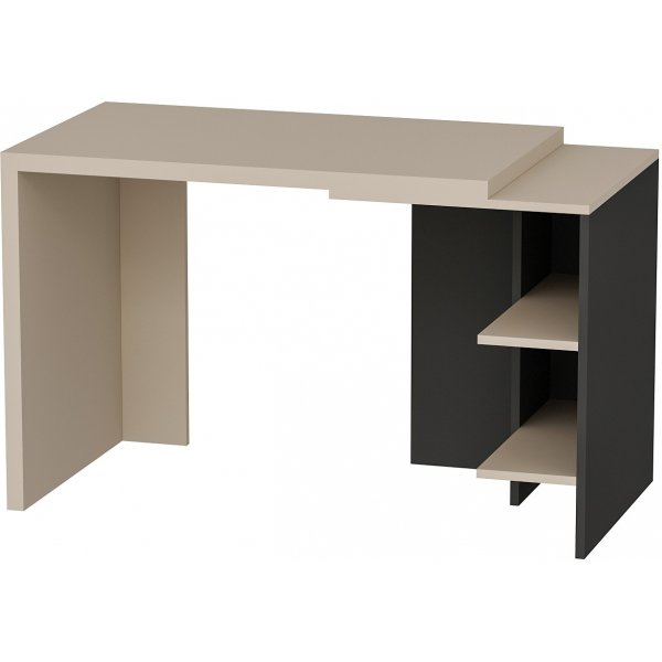 Frank skrivbord 120 x 60 cm - Beige/antracit Frank skrivbord 120 x 60 cm - Beige/antracit