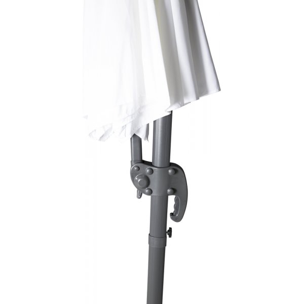 Leeds ställbar parasoll Ø300 cm - Vit Leeds ställbar parasoll Ø300 cm - Vit