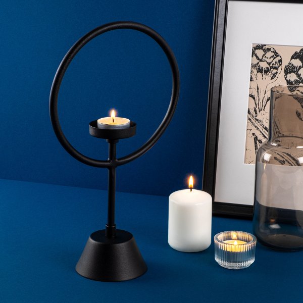 Bougeoir Cairos - Noir Bougeoir Cairos - Noir
