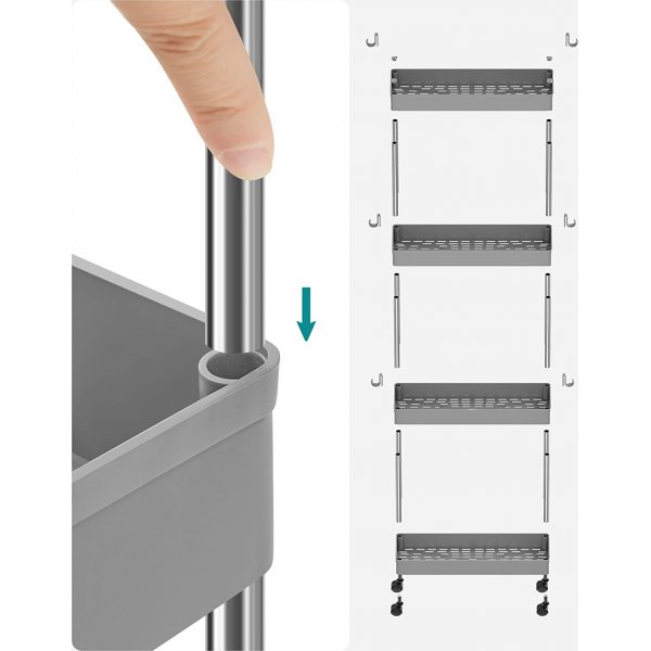 Criollo kökshylla 83 cm - Grå Criollo kökshylla 83 cm - Grå