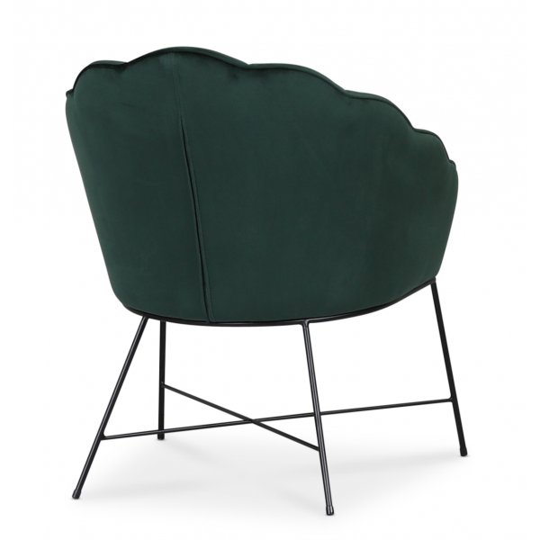 Mirò fåtölj - Grön sammet Mirò fåtölj - Grön sammet