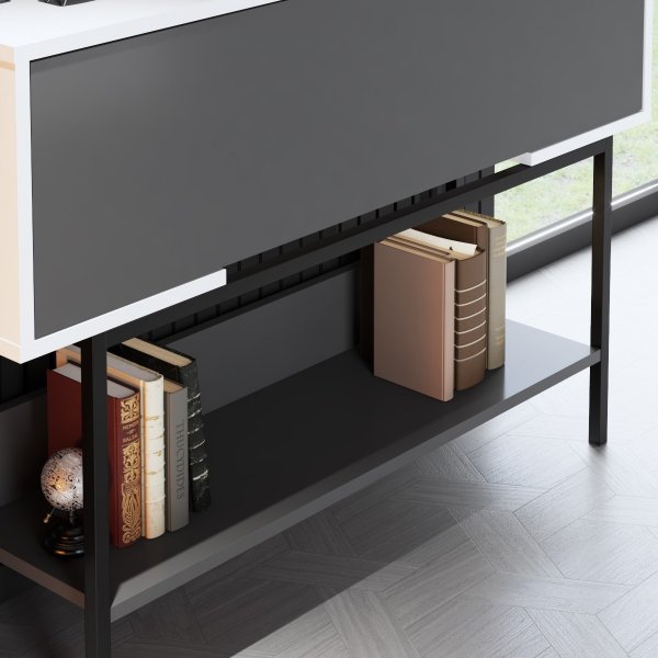 Table à relief Force - Anthracite/blanc/noir Table à relief Force - Anthracite/blanc/noir