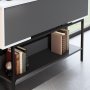 Force avlastningsbord - Antracit/vit/svart