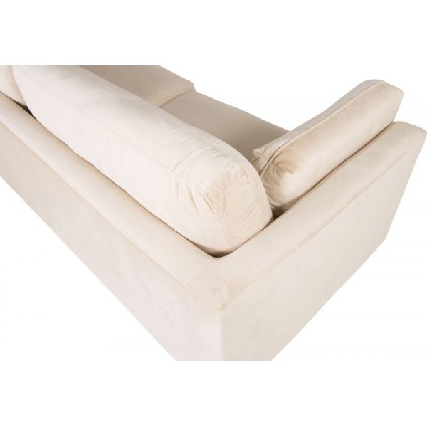 Savanna 3-sits soffa - Beige sammet Savanna 3-sits soffa - Beige sammet