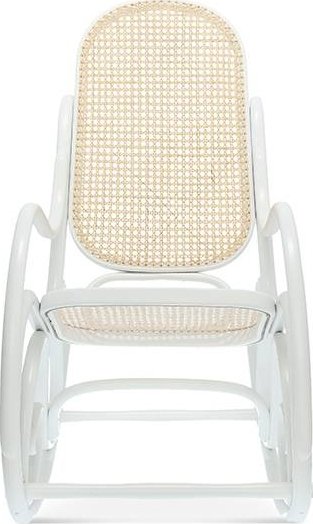 Chaise à bascule No 21 avec rembourrage en rotin - N\\\'importe quelle couleur sur le cadre Chaise à bascule No 21 avec rembourrage en rotin - N\\\'importe quelle couleur sur le cadre