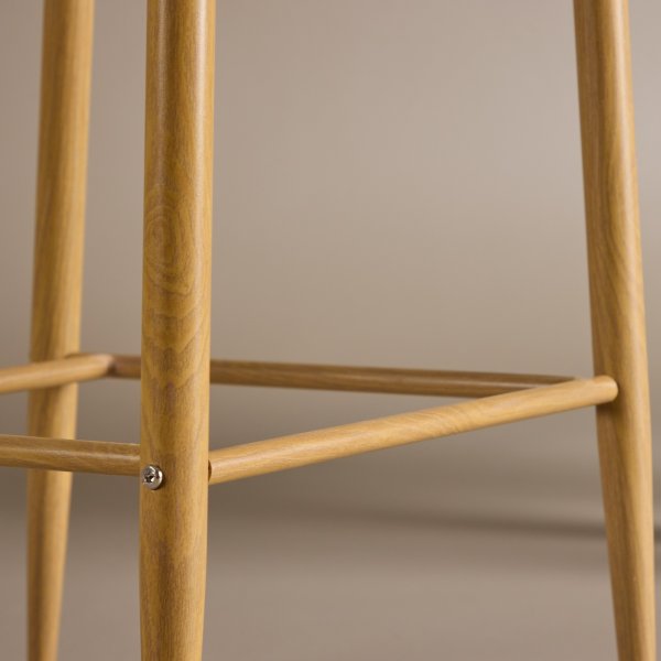 Tabouret de bar Argon - Imitation/gris Tabouret de bar Argon - Imitation/gris