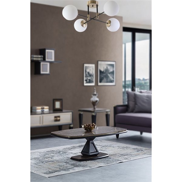 Dolunay taklampa 4 - Vit Dolunay taklampa 4 - Vit