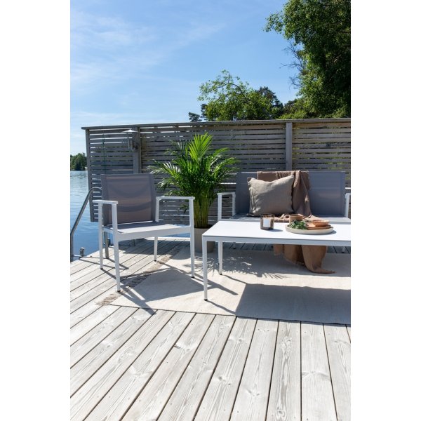 Groupe de canapés Break - Blanc/gris Groupe de canapés Break - Blanc/gris