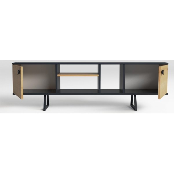 Sally TV-bänk - Antracit/ek Sally TV-bänk - Antracit/ek