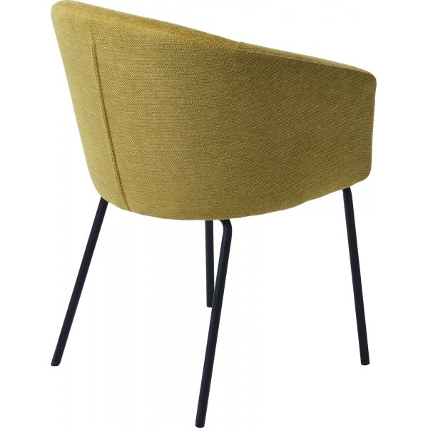 Chaise Erik en tissu jaune Chaise Erik en tissu jaune