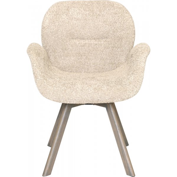 Bjerke eetkamerstoel - Beige/grijs