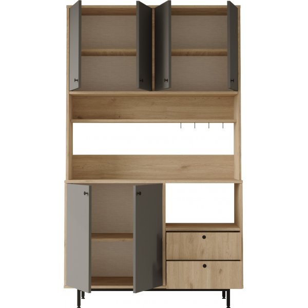 Royce köksskåp 7 - Ek/antracit Royce köksskåp 7 - Ek/antracit