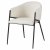 Matstol beige/svart - Leah