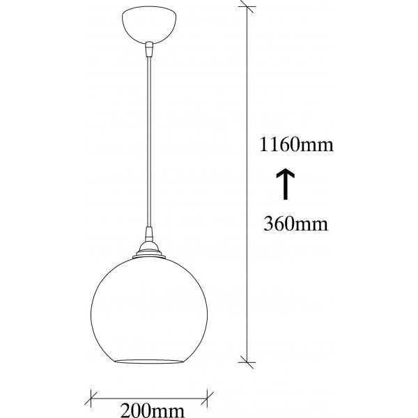 Plafonnier Gullvi 20 - Or/noir Plafonnier Gullvi 20 - Or/noir