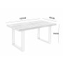Aster matbord 160x90 cm - Ek Aster matbord 160x90 cm - Ek