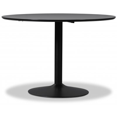 Seat matgrupp, matbord med 4 st Carisma sammetsstolar - Svart/Bl