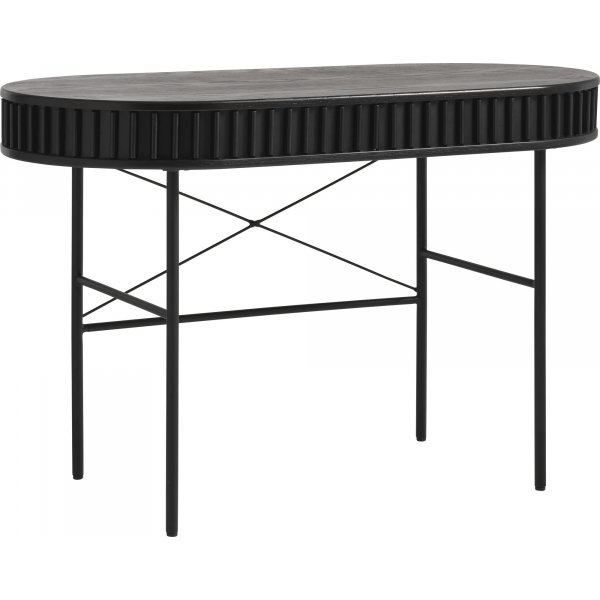 Bureau Sierra avec tiroir en chêne teinté noir Bureau Sierra avec tiroir en chêne teinté noir