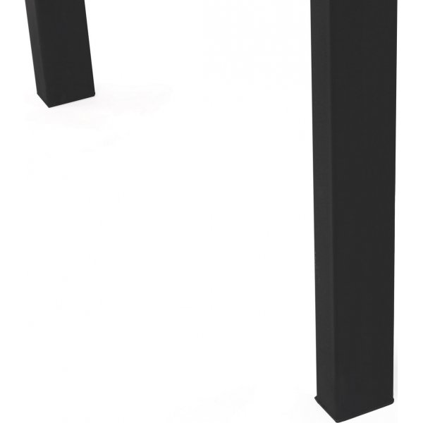 Table  manger Silva 120-187 x 74 cm - Noir