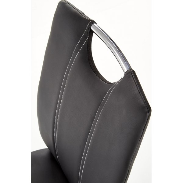 Chaise Theodor - Noir/chrome Chaise Theodor - Noir/chrome