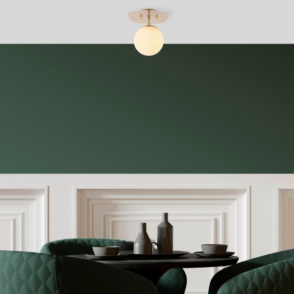 Well taklampa 11671 - Guld/vit Well taklampa 11671 - Guld/vit