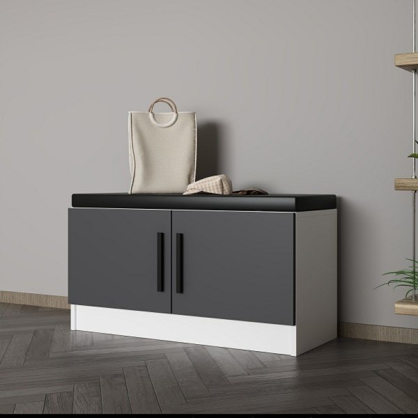 Rizada hallbänk 2 - Antracit Rizada hallbänk 2 - Antracit