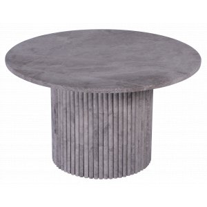 Bergon runt soffbord i marmorsten Ų85 cm grå marmor