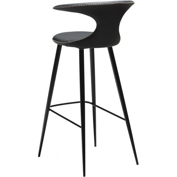 Flair barstol 100,5 cm - Svart läder Flair barstol 100,5 cm - Svart läder