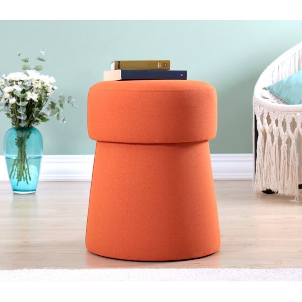 Pouf Beans - Orange + Nettoyage textile pour meubles Pouf Beans - Orange + Nettoyage textile pour meubles